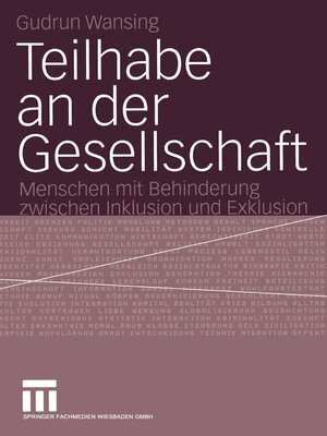 cover image of Teilhabe an der Gesellschaft